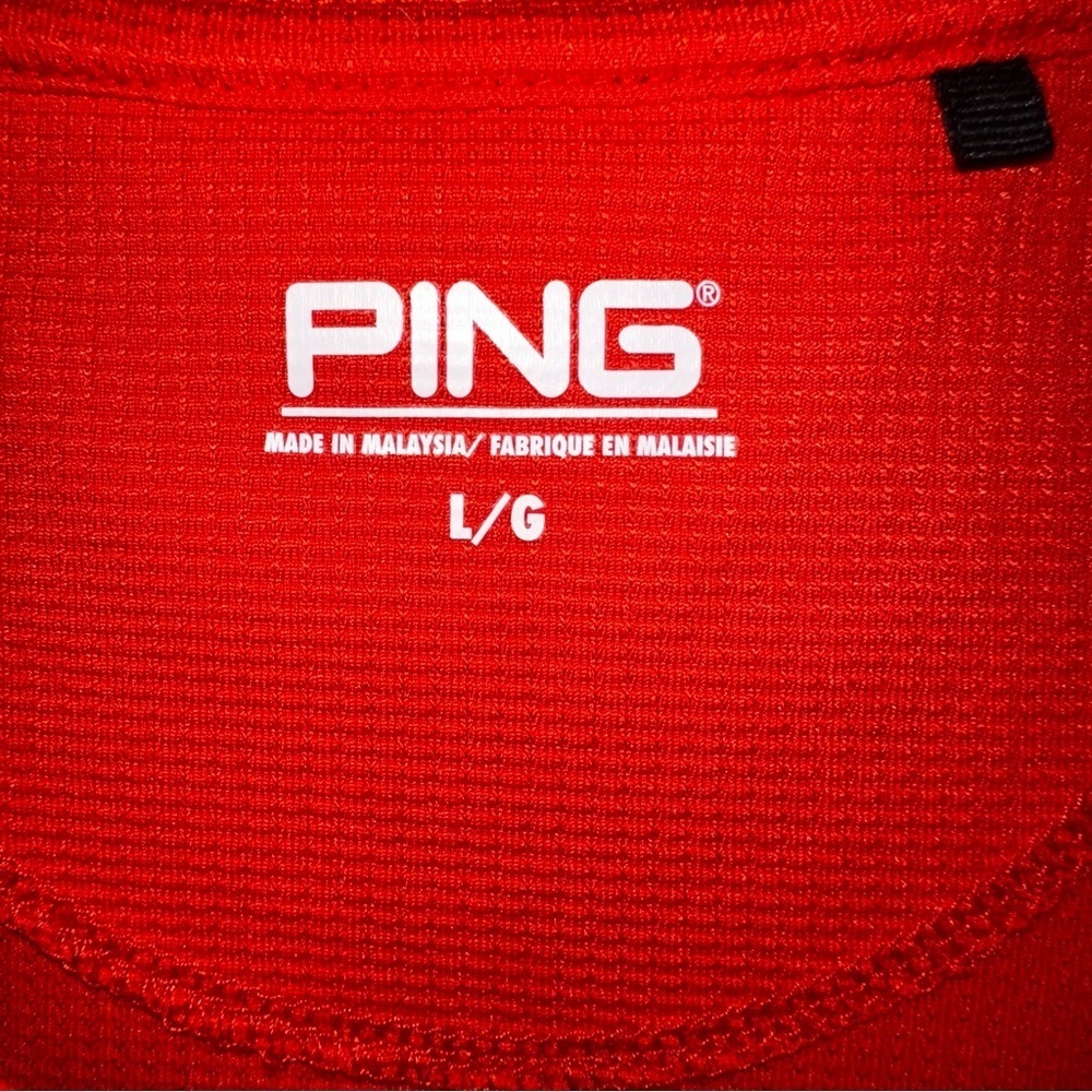 PING Syracuse University Orange Polo Shirt - Men's Large - SensorCool - Picture 4 of 10